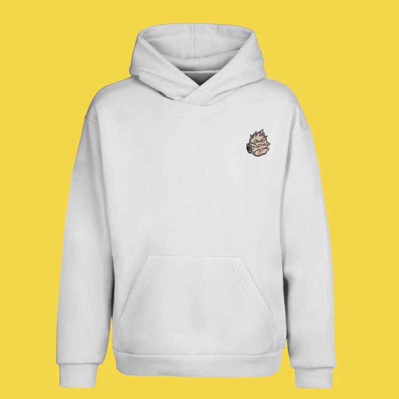 Flame Log Spirit | Le Château ambulant | Sweat à capuche brodé