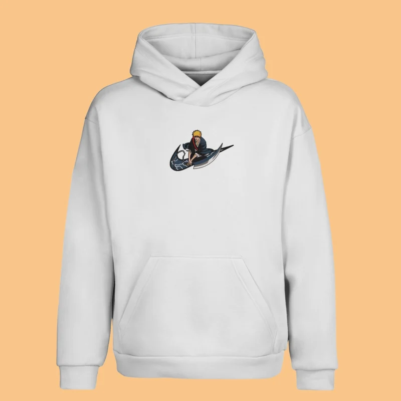 Ichigo Blade Strike | Bleach | Sweat à capuche brodé