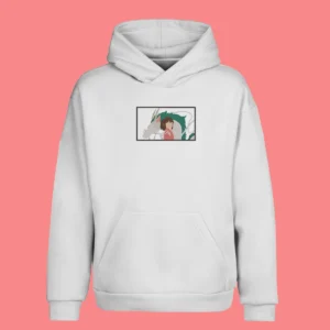 Chihiro & Haku Spirit Bond | Le Voyage de Chihiro | Sweat à capuche brodé