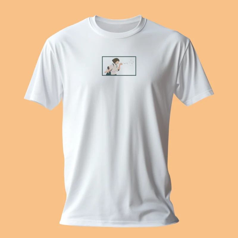 Haku Spirit Breeze | Le Voyage de Chihiro | T-shirt brodé