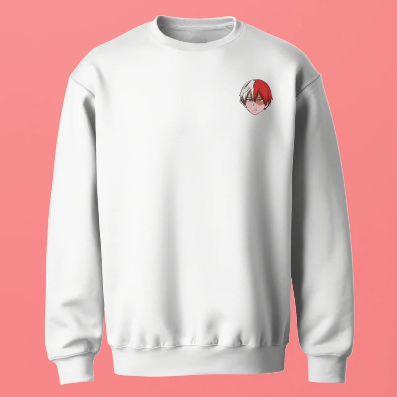Todoroki Dual Power | My Hero Academia | Sweatshirt brodé