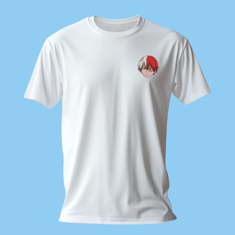 Todoroki Dual Power | My Hero Academia | T-shirt brodé