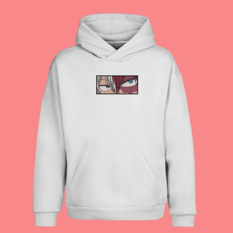 Todoroki Dual Eyes | My Hero Academia | Sweat à capuche brodé