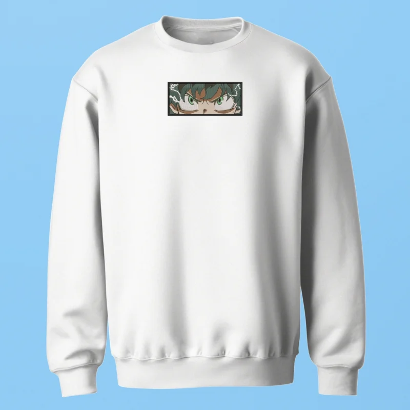 Izuku Power Eyes | My Hero Academia | Sweatshirt brodé