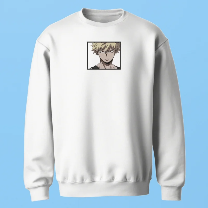 Bakugo Explosive Rage | My Hero Academia | Sweatshirt brodé