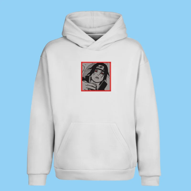 Itachi Eternal Eyes | Naruto | Sweat à capuche brodé