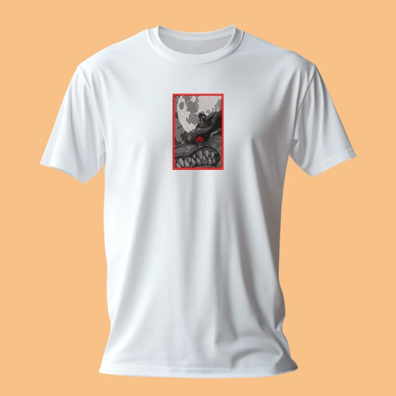 Madara Moonlit Beast | Naruto | T-shirt brodé