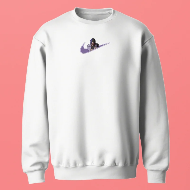 Sasuke Hands Crossed | Naruto | Sweatshirt brodé