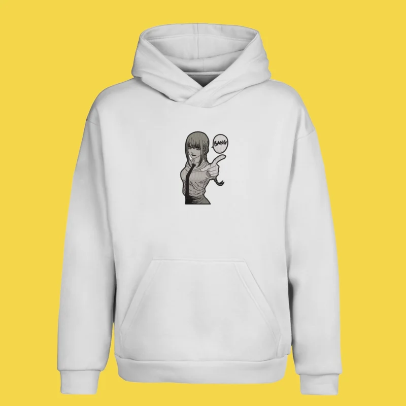 Makima Bang | Chainsaw Man | Sweat à capuche brodé