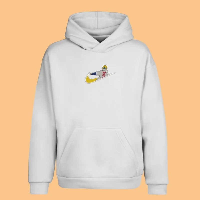 Minato Namikaze Back | Naruto | Sweat à capuche brodé