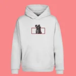 Sweat à capuche brodé Sasuke et Itachi (Brothers) blanc – Naruto