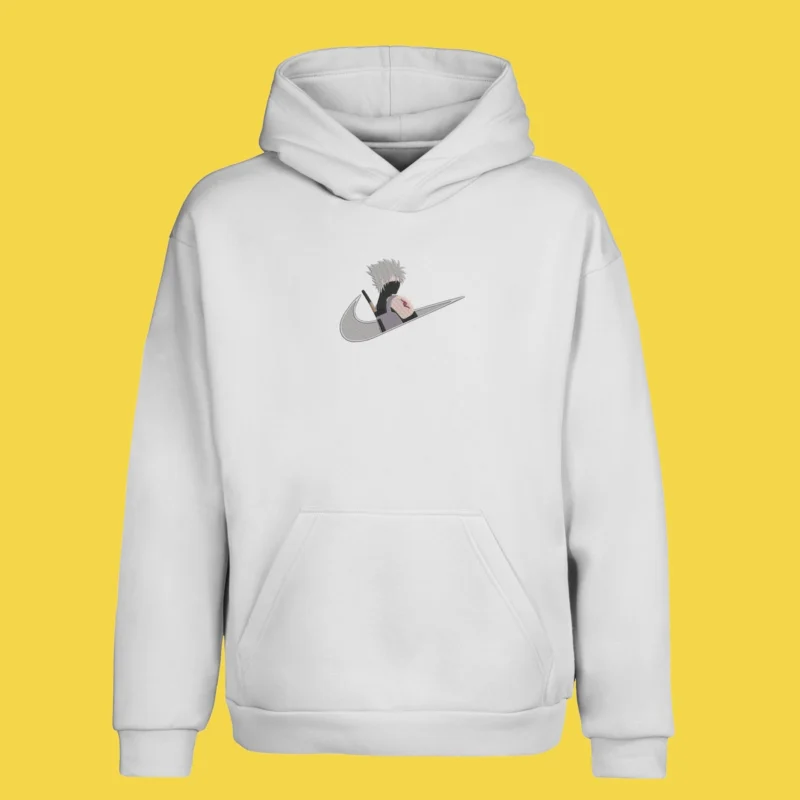 Kakashi Blade Back | Naruto | Sweat à capuche brodé