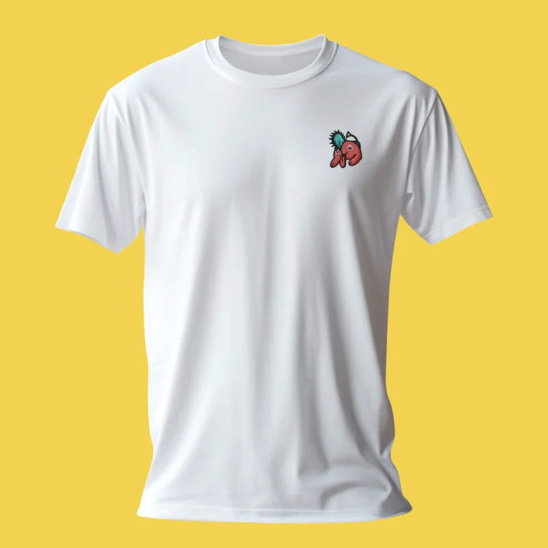 Pochita Chainsaw | Chainsaw Man | T-shirt brodé