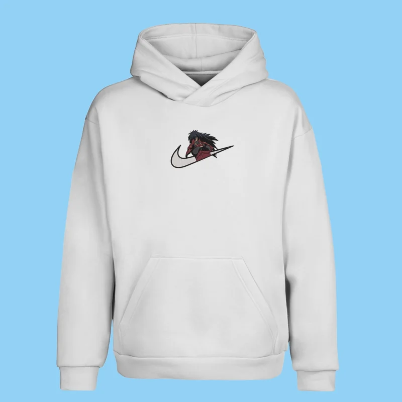 Madara Battle Stance | Naruto | Sweat à capuche brodé