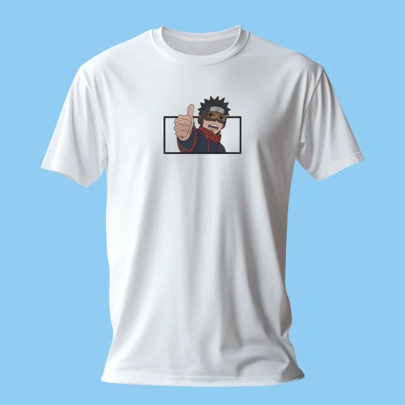 Obito Thumb Up | Naruto | T-shirt brodé