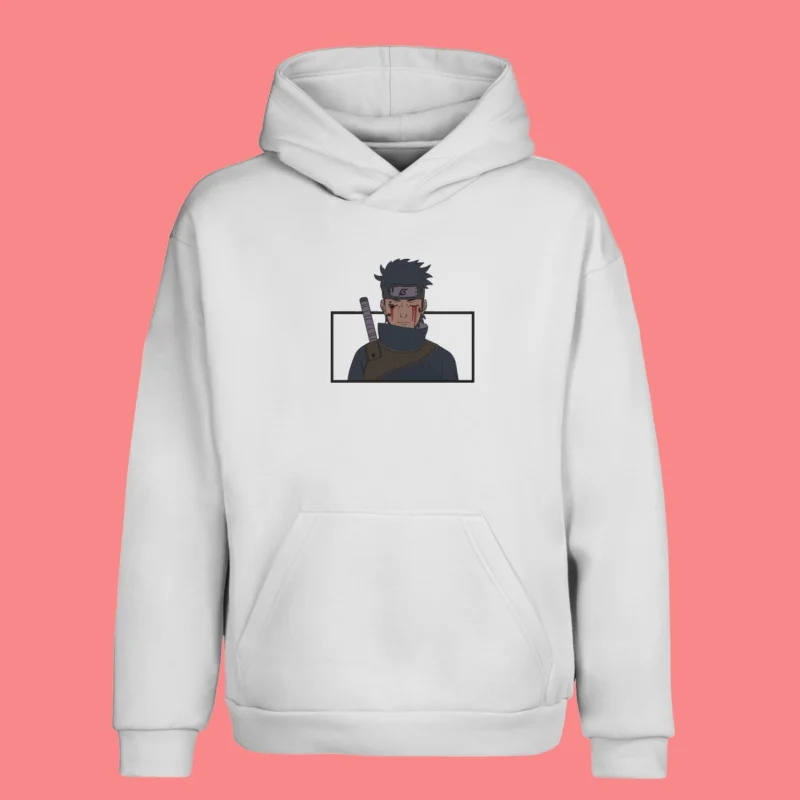 Shisui Blood Tears | Naruto | Sweat à capuche brodé