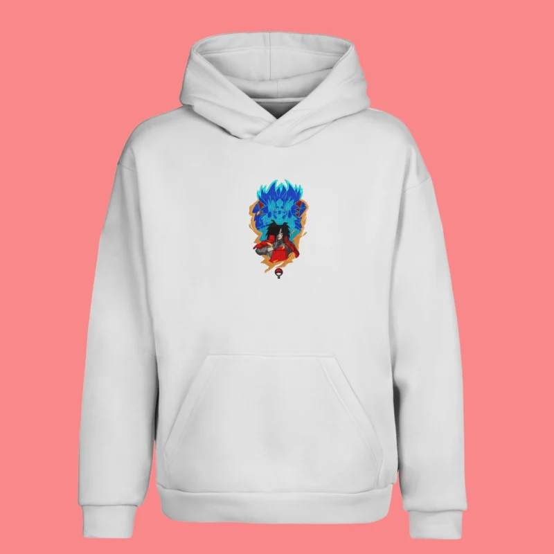 Madara Eternal Flame | Naruto | Sweat à capuche brodé