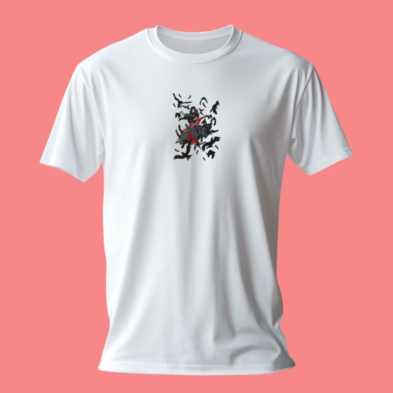 Itachi Crows | Naruto | T-shirt brodé