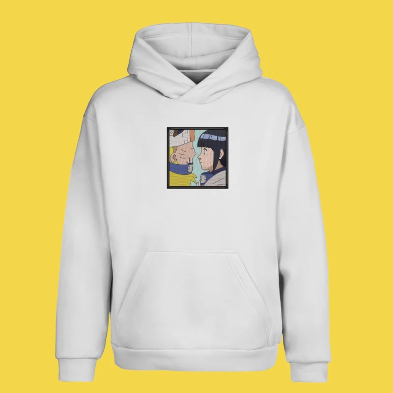 Naruto & Hinata Destiny | Naruto | Sweat à capuche brodé