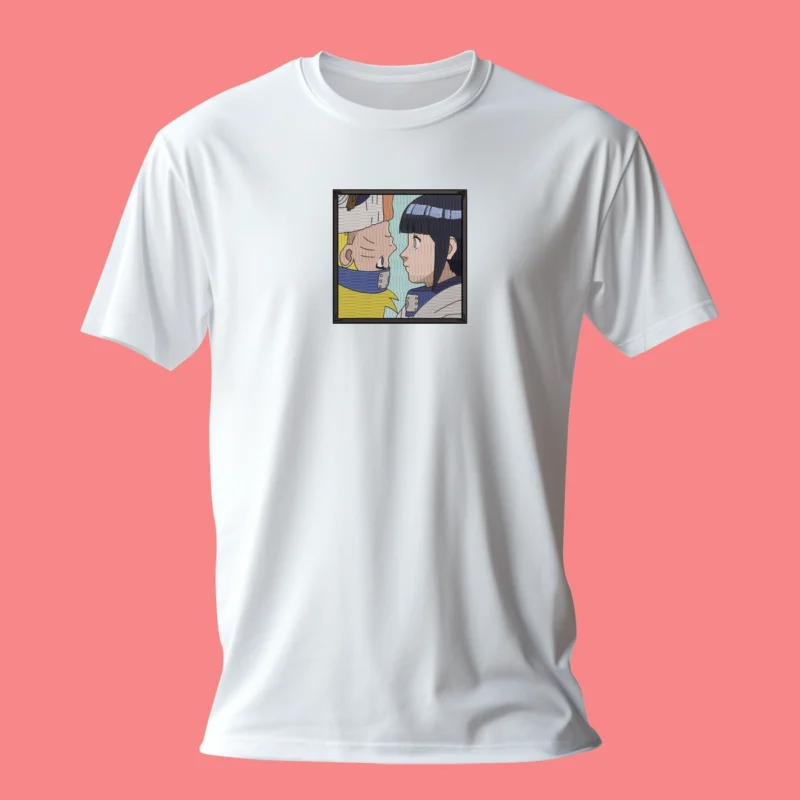 Naruto & Hinata Destiny | Naruto | T-shirt brodé