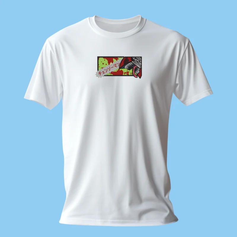 Denji Chainsaw Fury | Chainsaw Man | T-shirt brodé