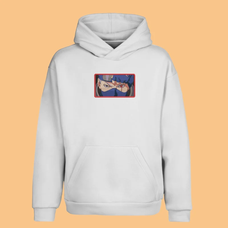Kakashi Sharingan | Naruto | Sweat à capuche brodé