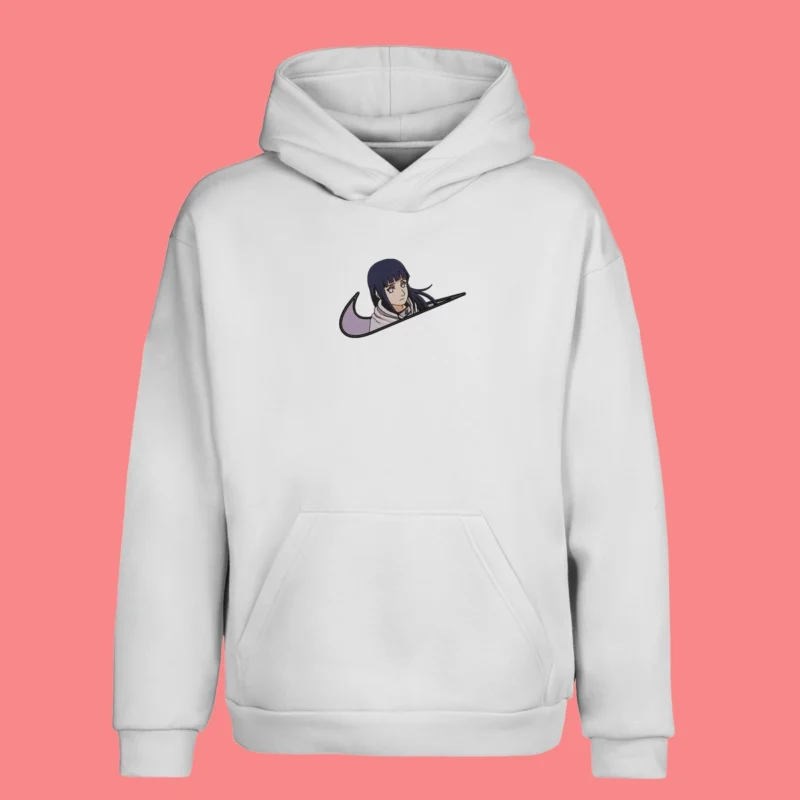 Hinata Gentle Eyes | Naruto | Sweat à capuche brodé