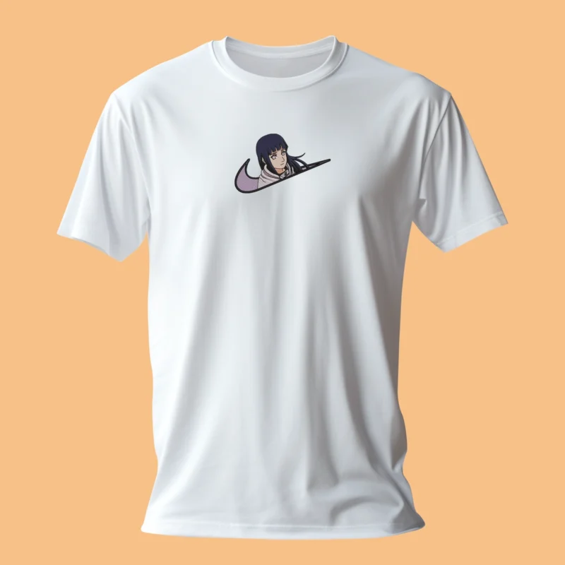 Hinata Gentle Eyes | Naruto | T-shirt brodé