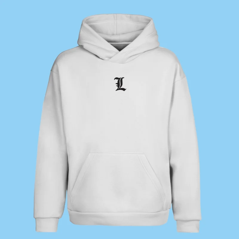 Emblem L | Death Note | Sweat à capuche brodé