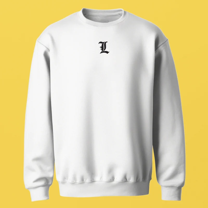 Emblem L | Death Note | Sweatshirt brodé