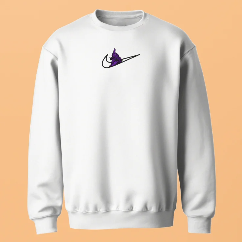 Eva-01 Purple | Neon Genesis Evangelion | Sweatshirt brodé