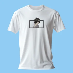 L Silence | Death Note | T-shirt brodé