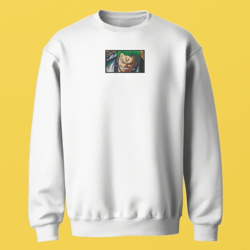 Zoro Smile | One Piece | Sweatshirt brodé