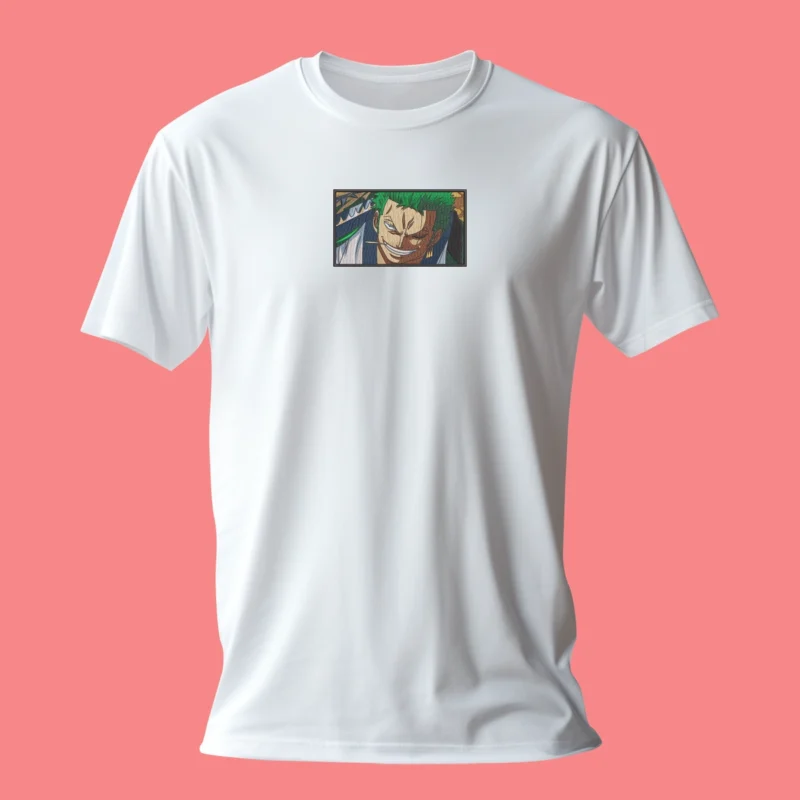Zoro Smile | One Piece | T-shirt brodé