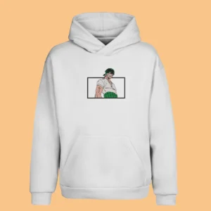 Zoro Pose | One Piece | Sweat à capuche brodé