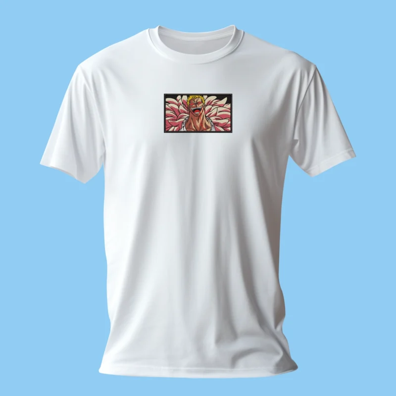 Doflamingo Smile Fury | One Piece | T-shirt brodé