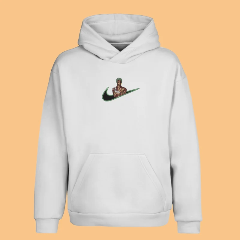 Zoro Unbreakable Will | One Piece | Sweat à capuche brodé