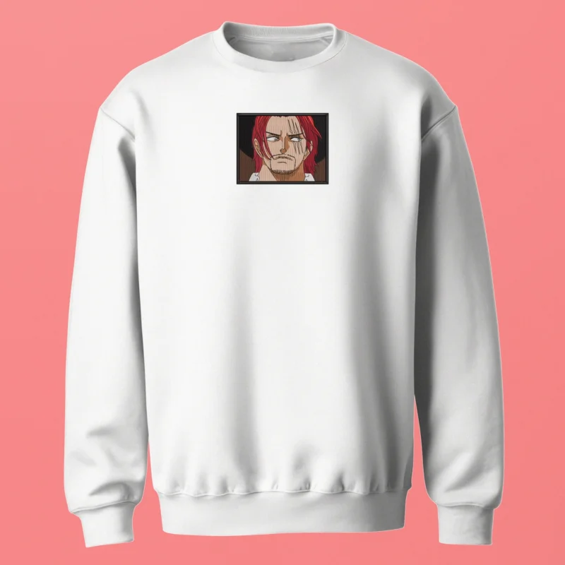 Shanks Red Emperor | One Piece | Sweatshirt brodé