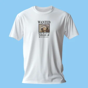 Trafalgar D. Water Law Wanted | One Piece | T-shirt brodé
