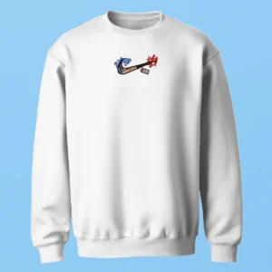 Tanjiro Flame & Water | Demon Slayer | Sweatshirt brodé