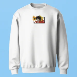 Luffy Fire Strike | One Piece | Sweatshirt brodé