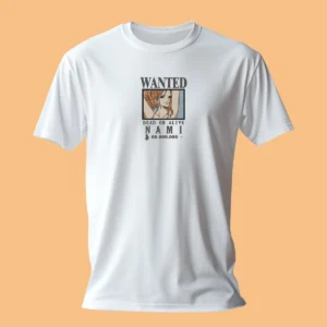 Nami Wanted | One Piece | T-shirt brodé