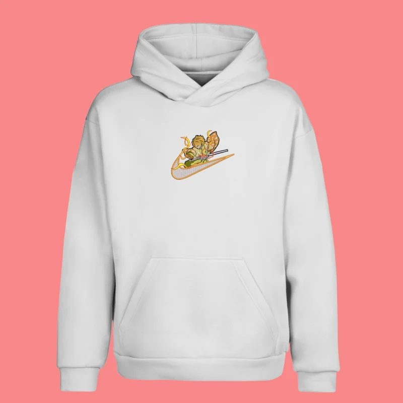 Zenitsu Electric Fury | Demon Slayer | Sweat à capuche brodé
