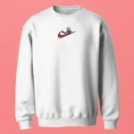 Sweatshirt brodé Genos (Cyber Blast) blanc – One Punch Man