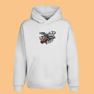 Saitama One Punch Impact | One Punch Man | Sweat à capuche brodé