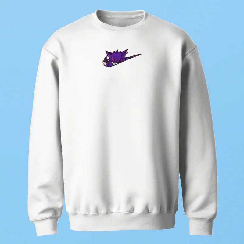 Gengar Ghostly Laugh | Pokemon | Sweatshirt brodé