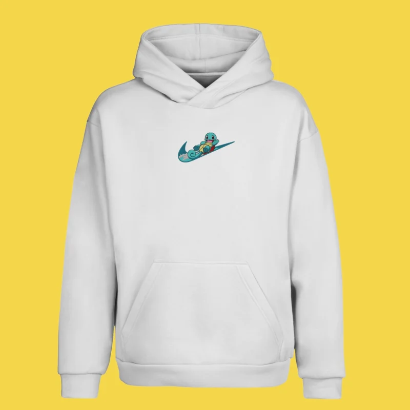 Squirtle Water Slide | Pokemon | Sweat à capuche brodé
