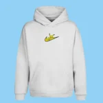Sweat à capuche brodé Pikachu (Thunder Joy) blanc – Pokémon