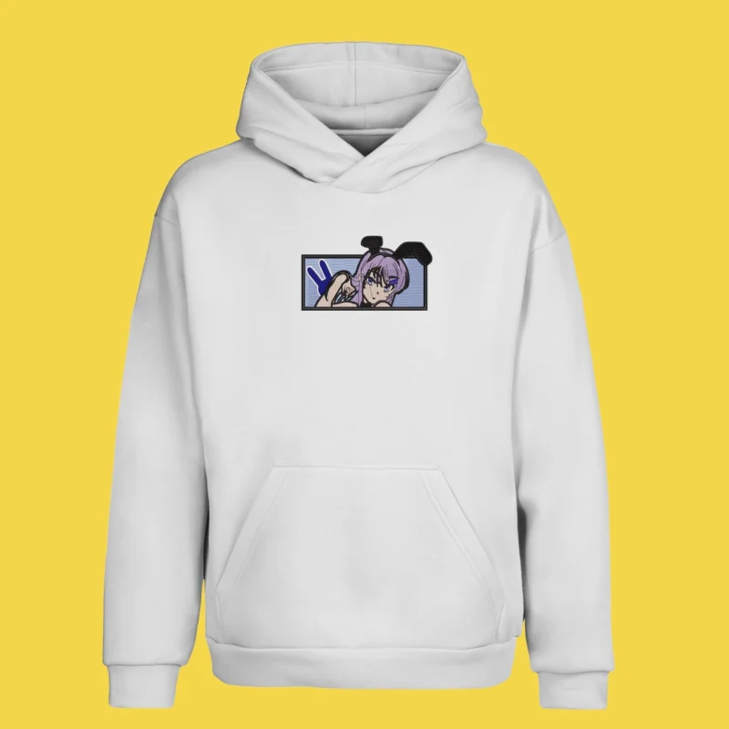 Mai Bunny Elegance | Rascal Does Not Dream of Bunny Girl Senpai | Sweat à capuche brodé