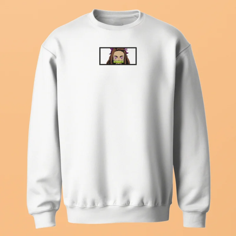 Nezuko Fierce Beauty | Demon Slayer | Sweatshirt brodé
